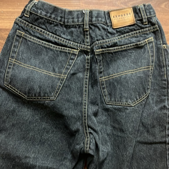 Alfred Sung Black Jeans Woman’s or Men’s Size 14  **jeans have been hemmed** - Picture 6 of 11